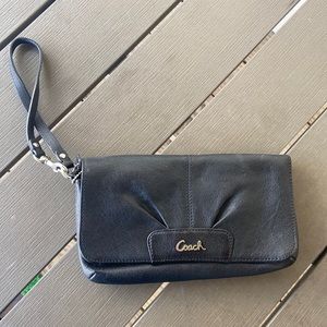 Black Coach Wristlet